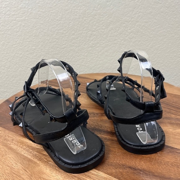 Torrid Women’s Size 9.5WW Black Studded Strappy Gladiator Sandals - Picture 9 of 13